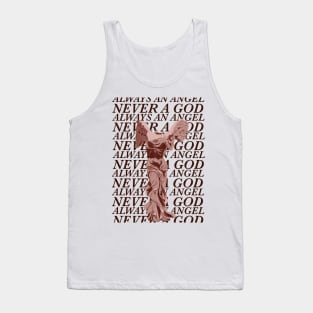 Always An Angel Burgundy Tank Top